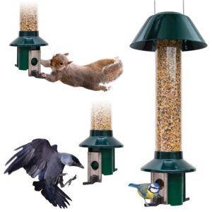 Squirrel Proof Wild Bird Feeder - Roamwild PestOff (Mixed Seed/Sunflower Heart Feeder)