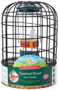 Walter Harrison's Wild Bird Feed Protector squirrel Proof Hanging Seed Feeder - 20 cm