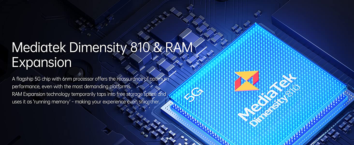 Mediatek Dimensity 810&RAM Expansion