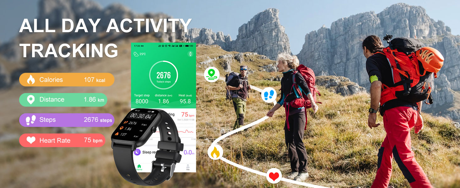 Smart Watch for Men Women