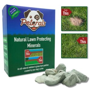 Peterals 200 Grams - Natural Mineral Rocks to Prevent Grass Burn Yellow Patches from Dog Urine