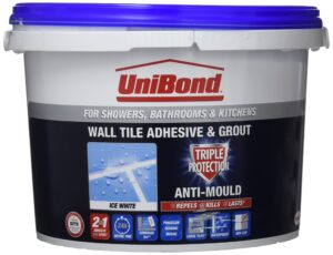 UniBond Triple Protect Anti-Mould Wall Tile Adhesive and Grout - 3.2KG