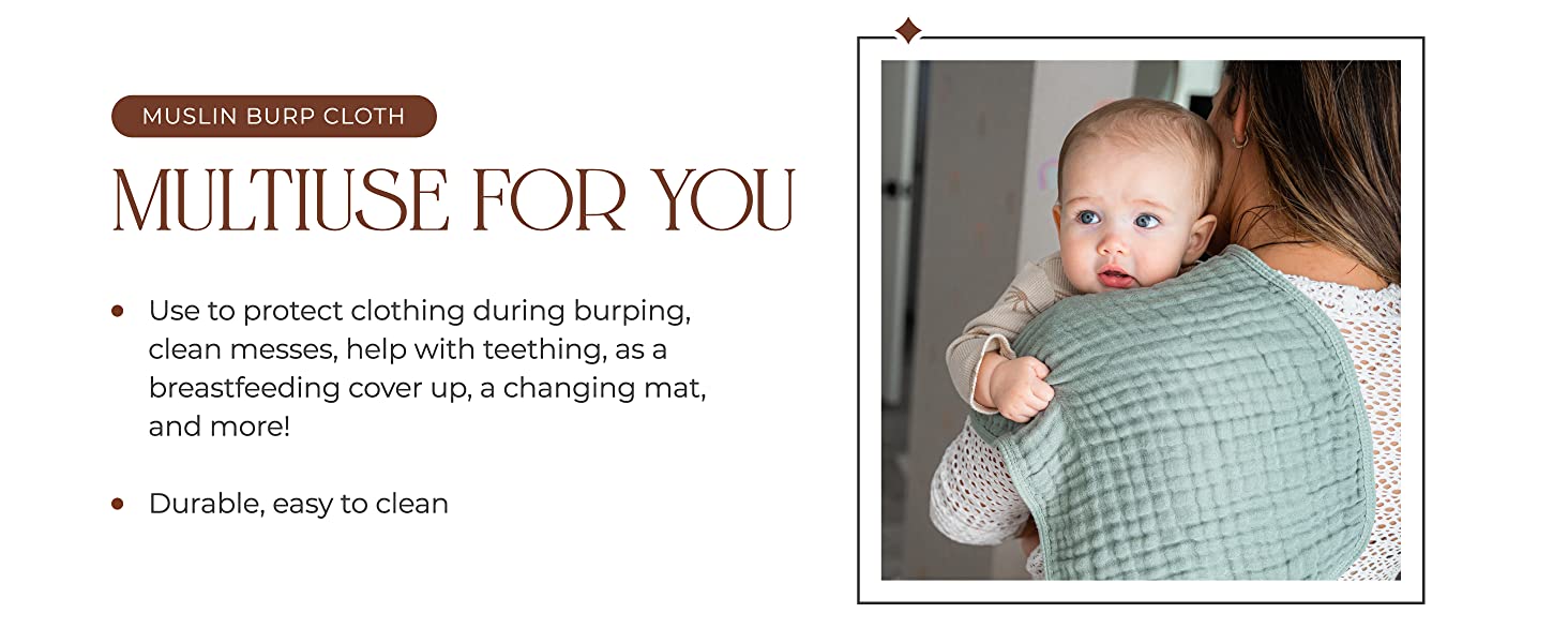 Muslin Burp Cloths