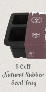 6 Cell Rubber Seed Tray