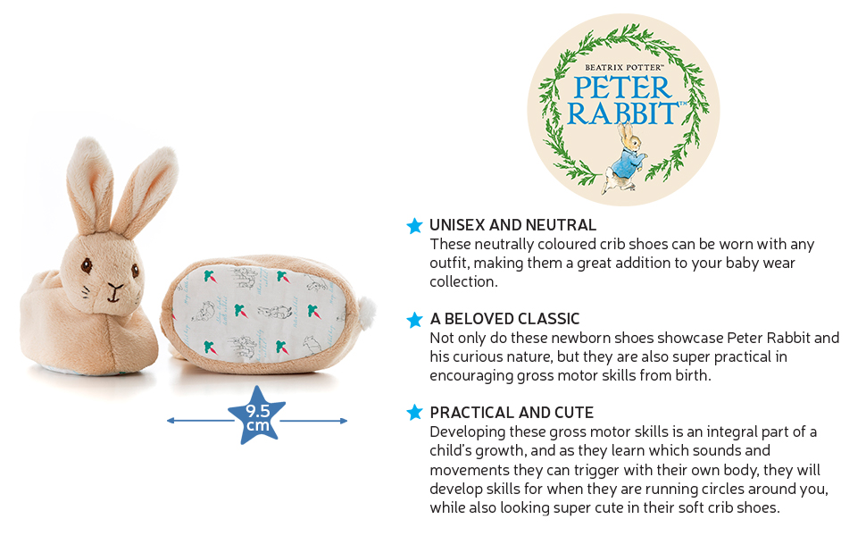 peter rabbit baby shoes crib booties beatrix potter