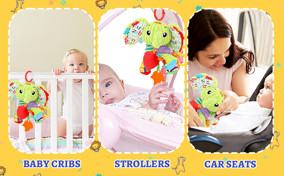 Soft Newborn Sensory Hanging Activity Toy