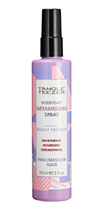 Detangling spray for fine to medium hair