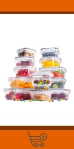 12pcs container set