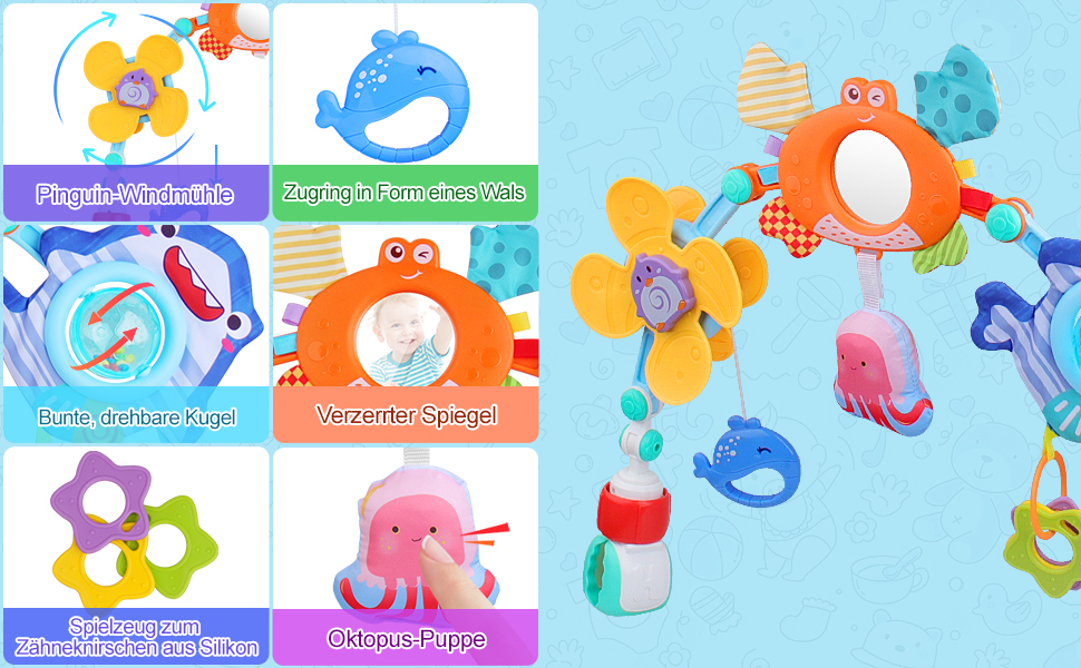 baby arch stroller toys