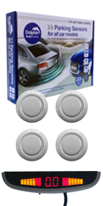 DMS455 - White Micro Rear Roof Parking Sensor Kit