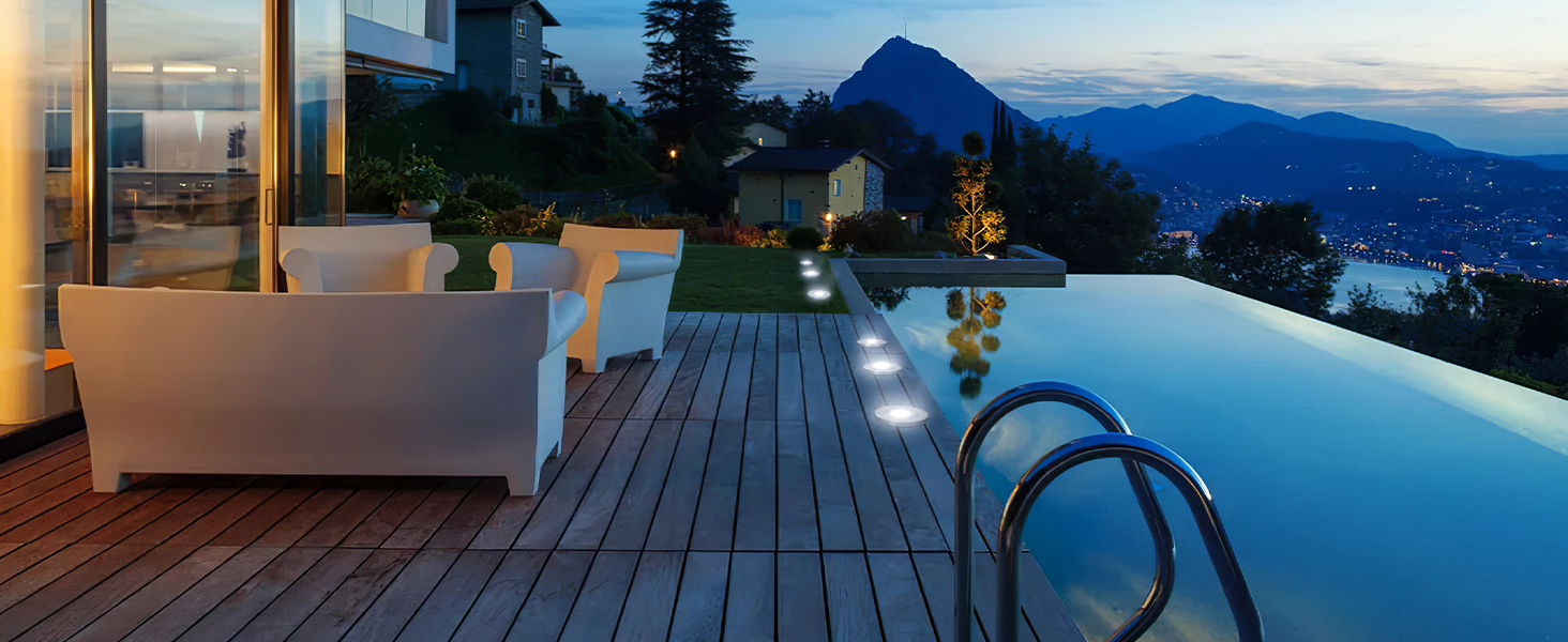 Solar Floor Lights for Outdoor Garden