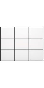Art3d Kitchen Backsplashes Tile Peel and Stick Subway in White,