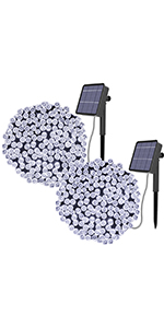cool white solar lights