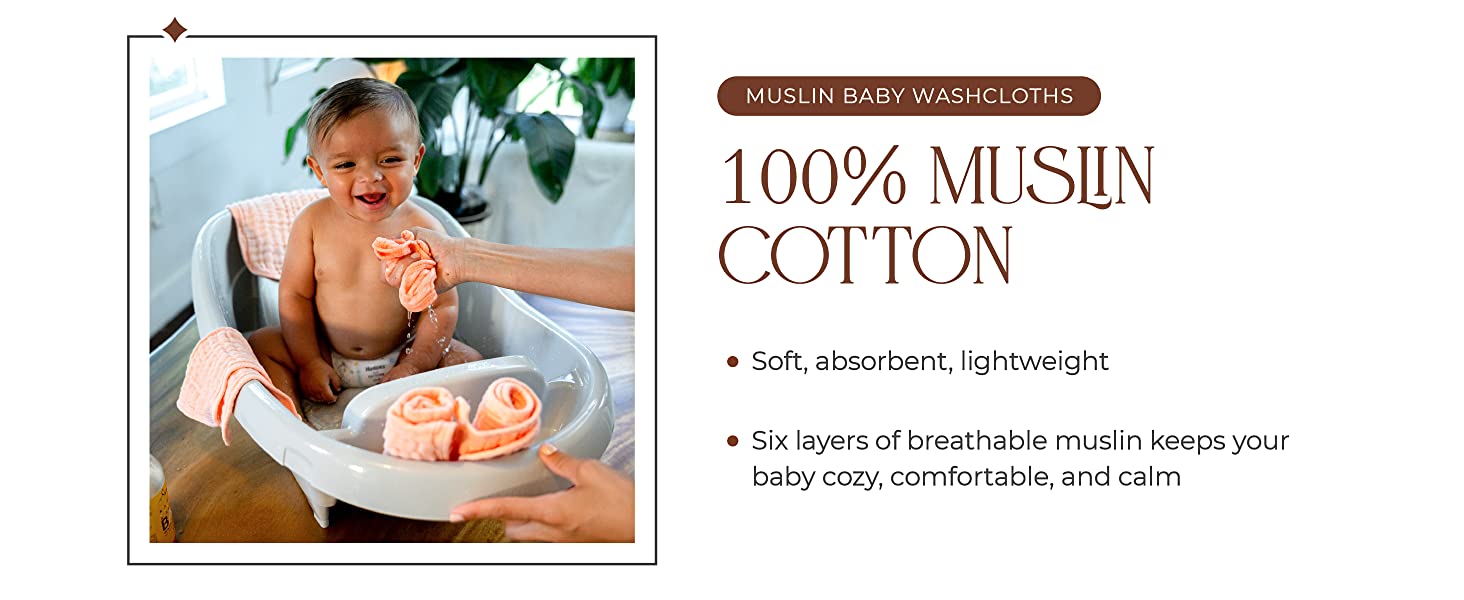 Muslin Washcloths