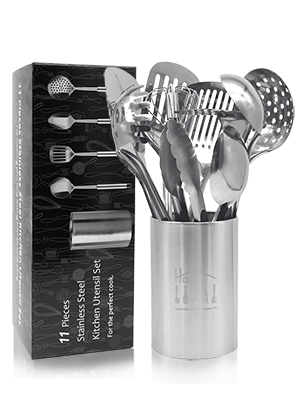 Kitchen Utensil Set Stainless Steel