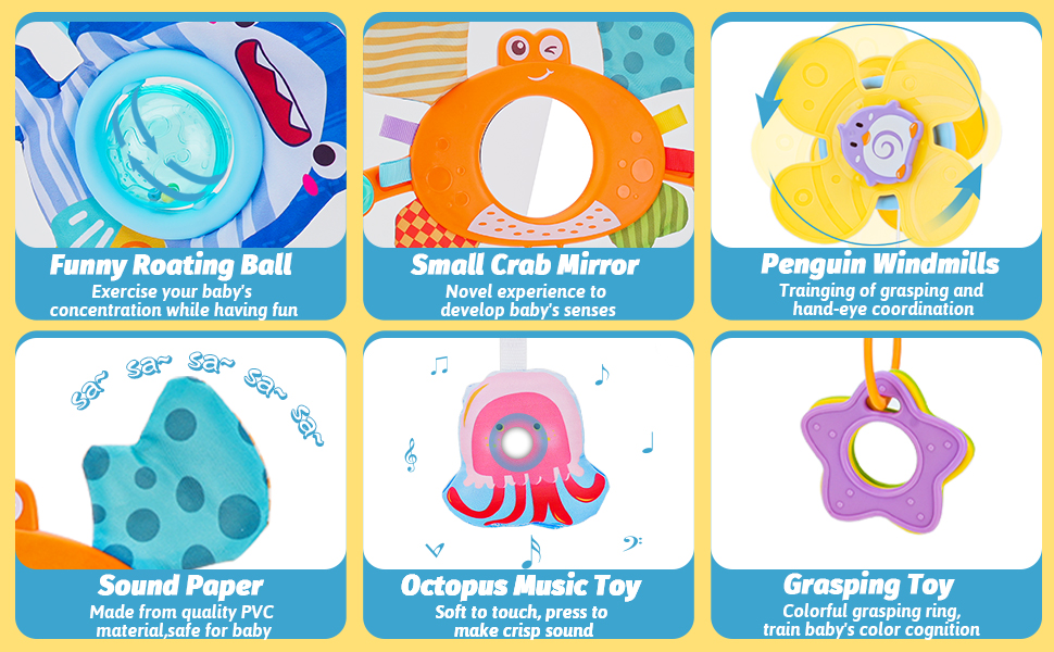Stroll Activity Arch with Rattle Toys