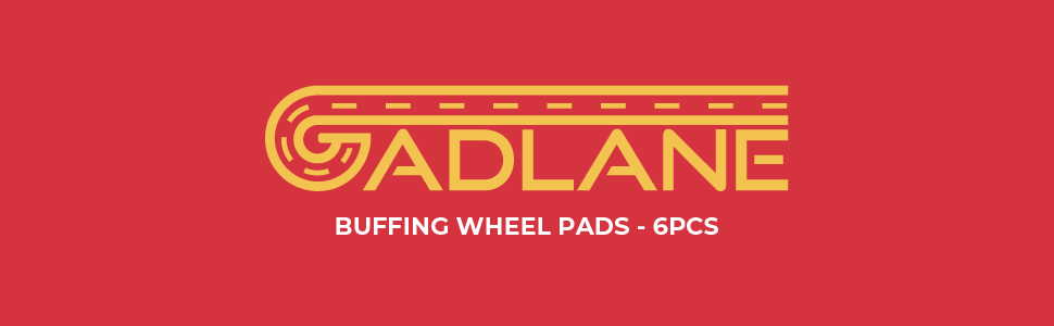 GADLANE Buffing wheel pads 6 pcs car polishers and buffers car polisher drill brushes for cleaning