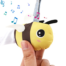 Rotating ball with beads can be make sound when the baby little fingers to grasp and loops.