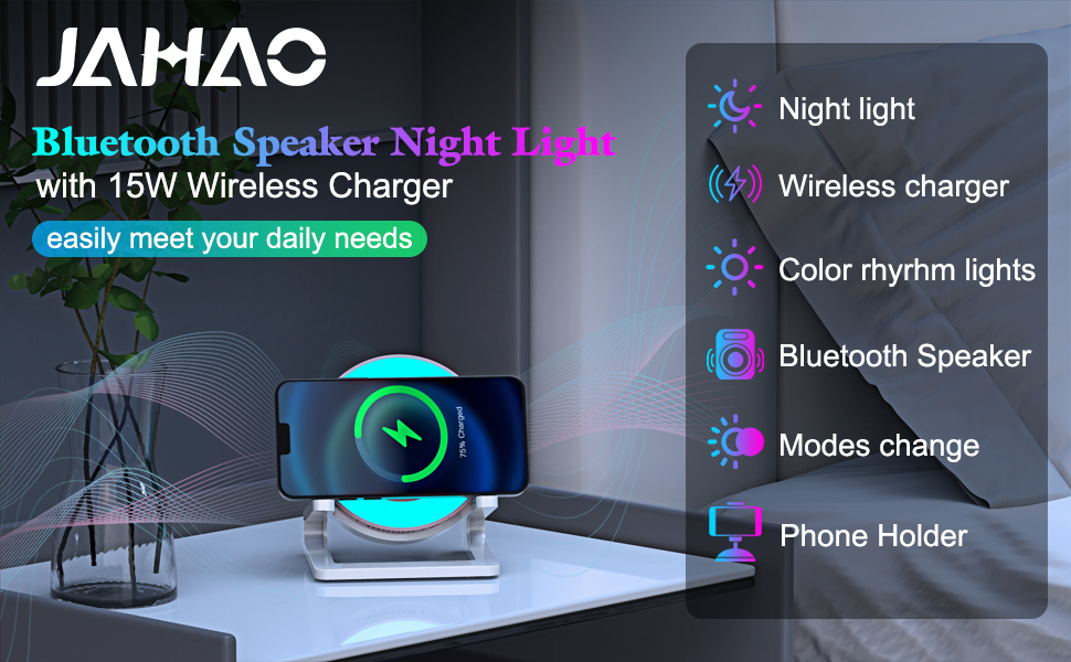 bluethooth speaker night light