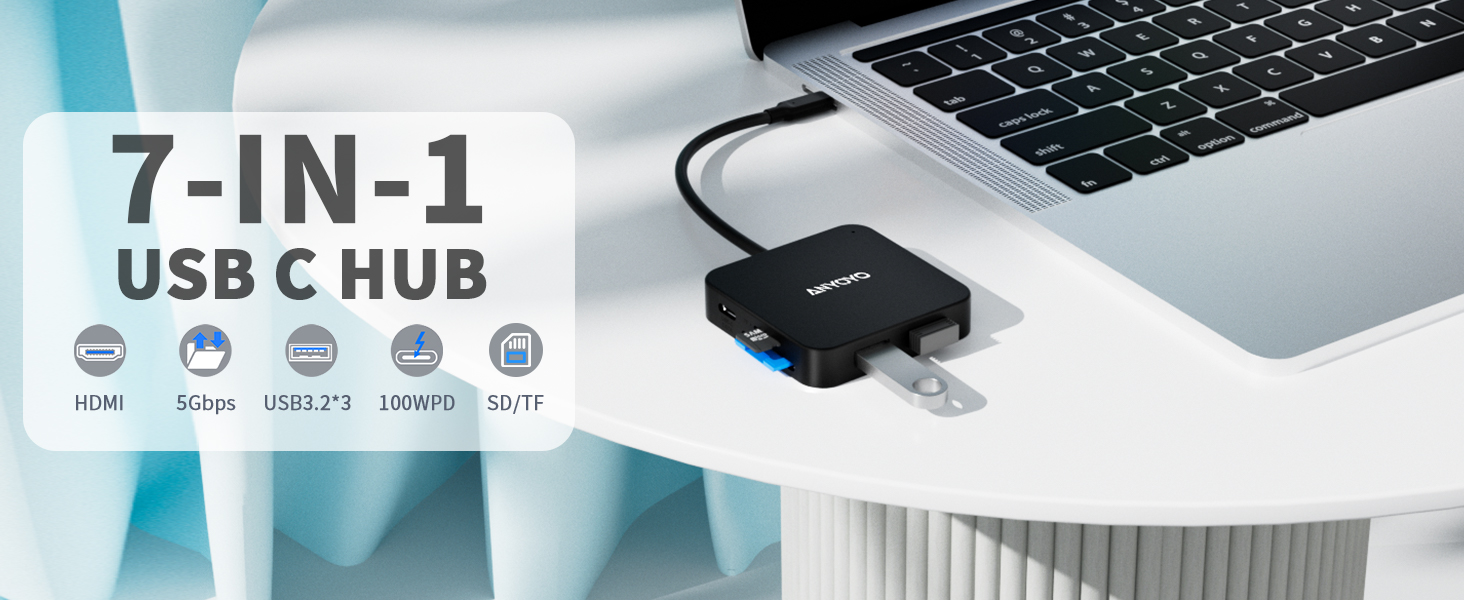 7 IN 1 USB C HUB