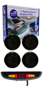 DPS455 Rear Roof Display Parking Sensor Kit Dolphin Automotive Gloss Black
