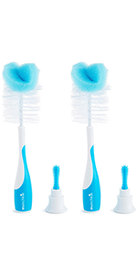 2pk Sponge Bottle Brush-Blu