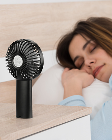 YunTuo Handheld Fan Battery Powered with 4400 mAh Rechargeable Battery, 3 Speeds USB Electric Fan