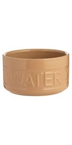 Cane Lettered Dog Water Bowl 20x10.5cm
