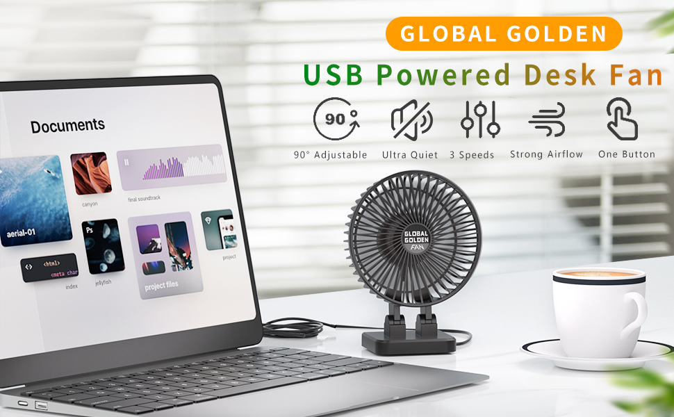 usb desk fan