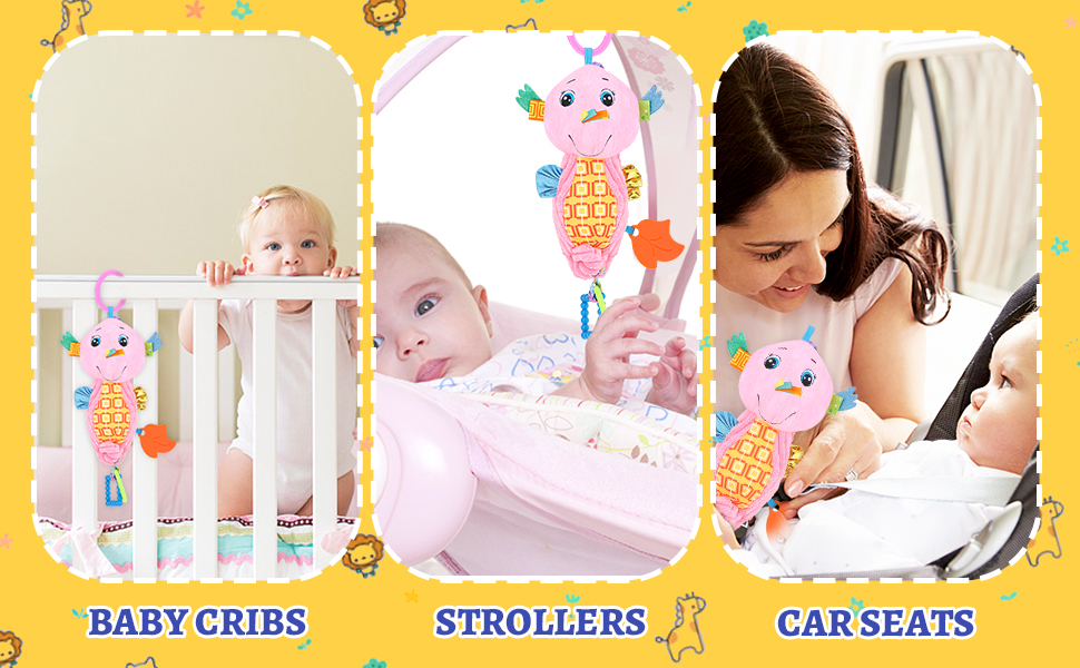 Soft Newborn Sensory Hanging Activity Toy