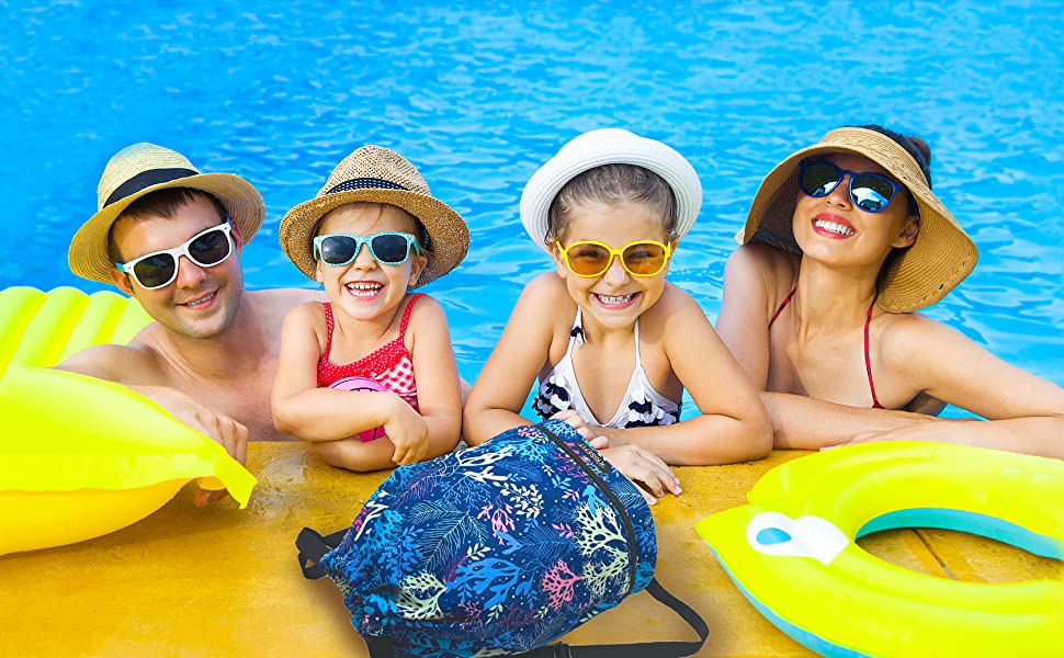 risefit drawstring school pe swimming sports bags