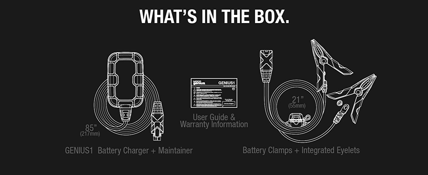 GENIUS1, Smart Battery Charger, Charger, Battery Charger