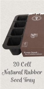 20 Cell Rubber Seed Tray