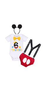 Baby 6 Months Birthday Outfit