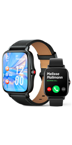 I18 Black smart watch