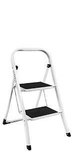 Home Vida 2 Step Ladder With Anti-Slip Mat