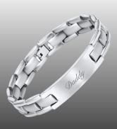 Willis Judd DAD Titanium Bracelet Engraved Dad and Best Dad Ever, Free Link Removal Tool and Gift...