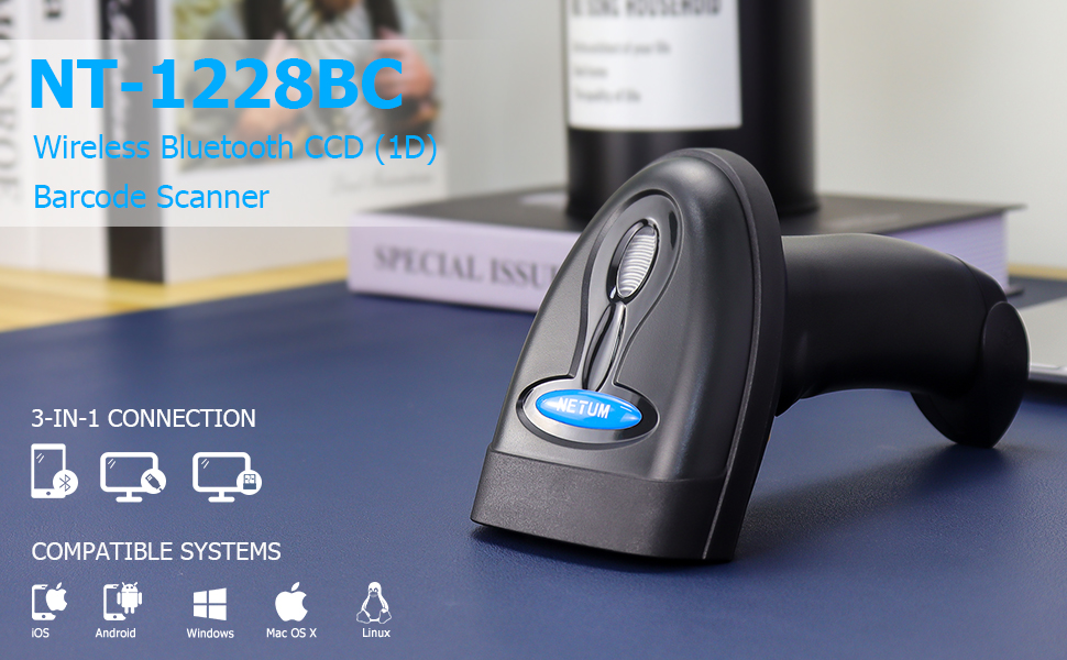 NT-1228BC Bluetooth barcode scanner