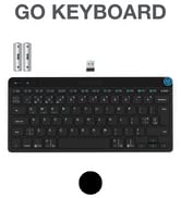 JLab Go Charge Wireless Mouse - Connect via Bluetooth or USB Receiver, Multi Device
