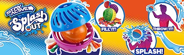 Stay Active Splash Out banner