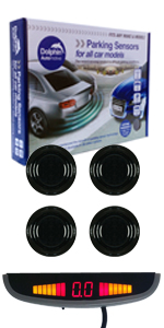 DMS455 - Gloss Black Micro Rear Roof Parking Sensor Kit