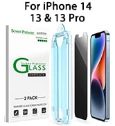 [2+2 Pack] amFilm OneTouch for iPhone 14 Pro Max 6.7