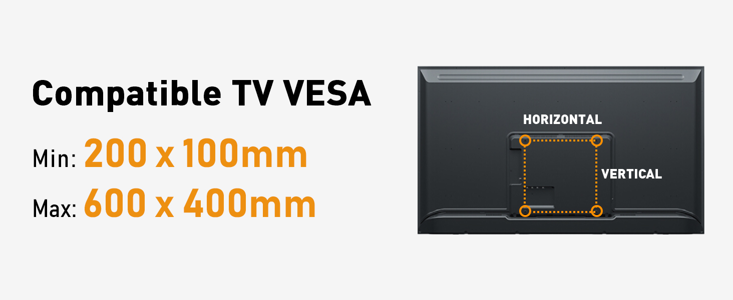 tv wall bracket 65 inch+