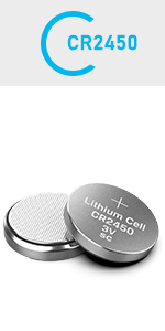 CR2450 3V Lithium Battery (10-pack) CR 2450