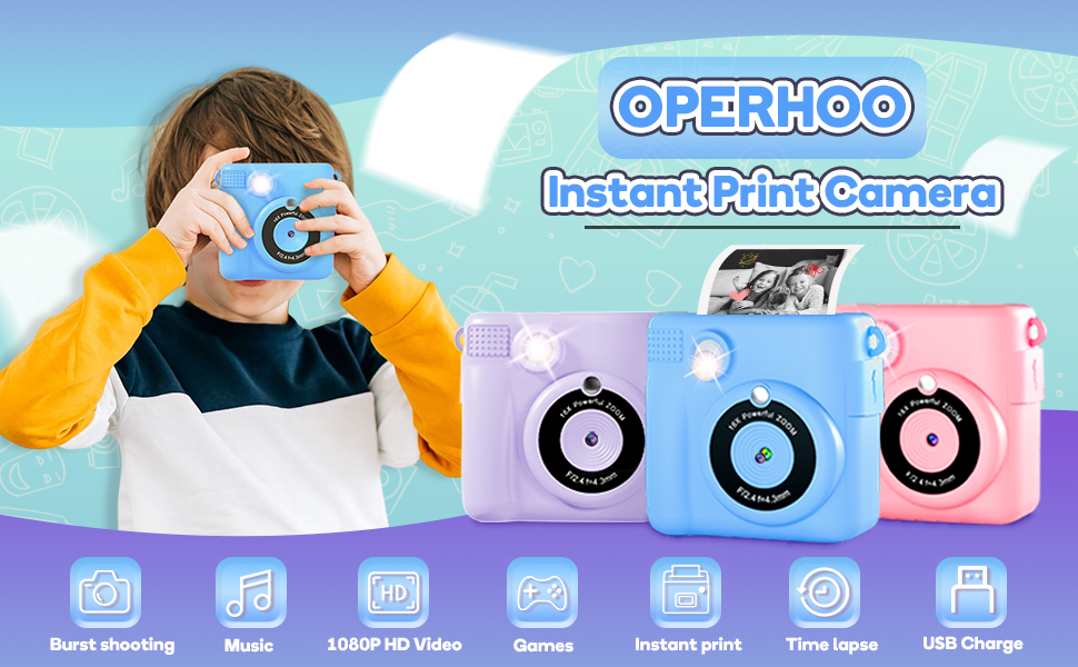kids instant camera