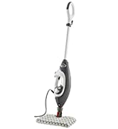 Shark Steam & Scrub Automatic Steam Mop [S6002UK] 2 Rotating Power Pads, 2 Settings, 8m Cord, Blue