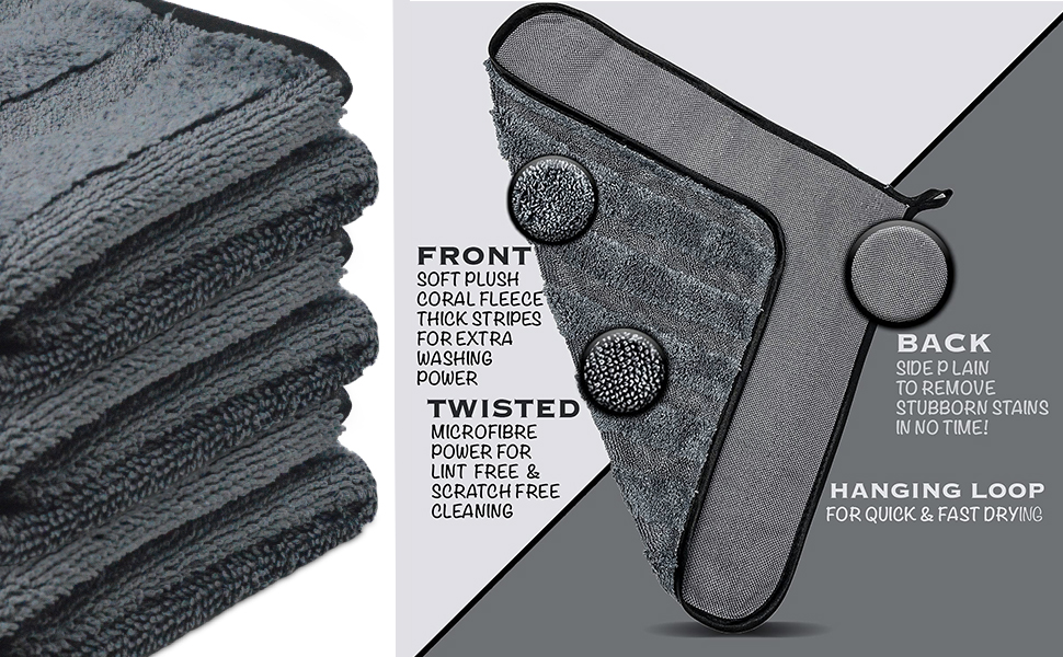 polishing waxing drying towels cloths auto car