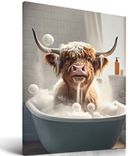 Highland Cow Wall Art