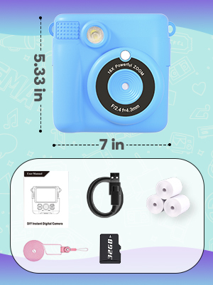 kids print camera