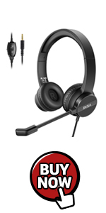 H12 Wired headset for laptop
